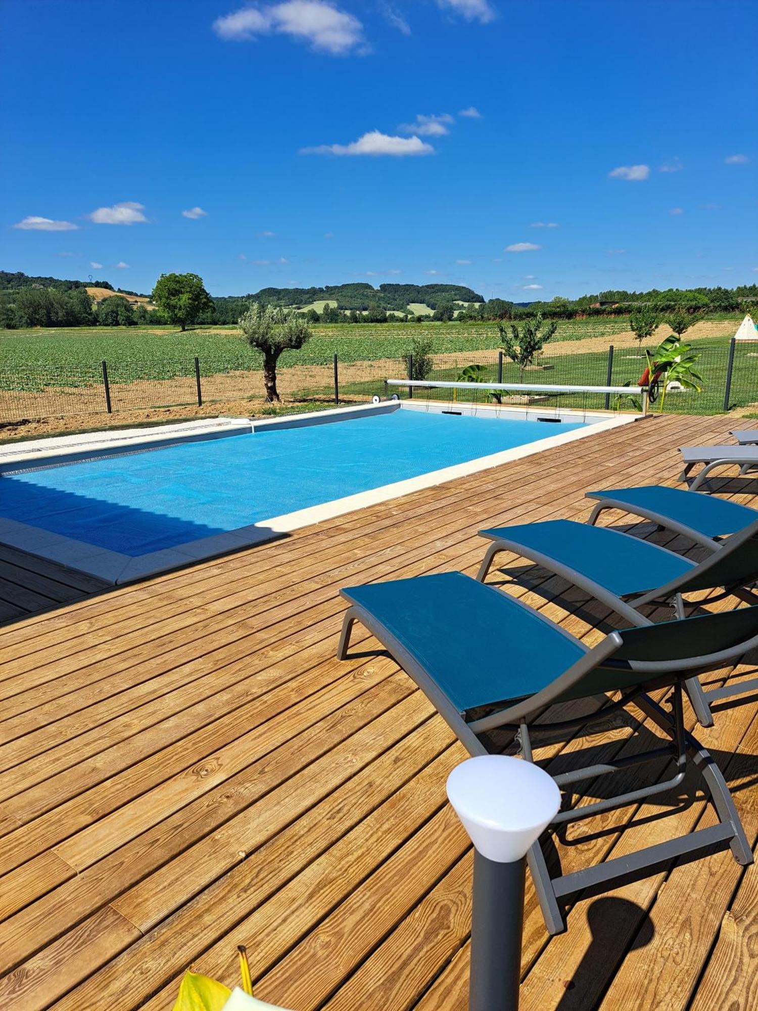 Vila Le Domaine Vesque Saint-Pierre-de-Clairac Exteriér fotografie