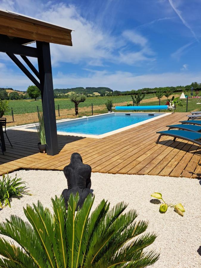 Vila Le Domaine Vesque Saint-Pierre-de-Clairac Exteriér fotografie