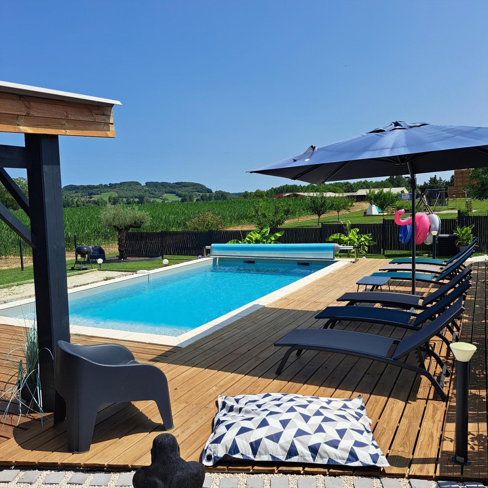 Vila Le Domaine Vesque Saint-Pierre-de-Clairac Exteriér fotografie