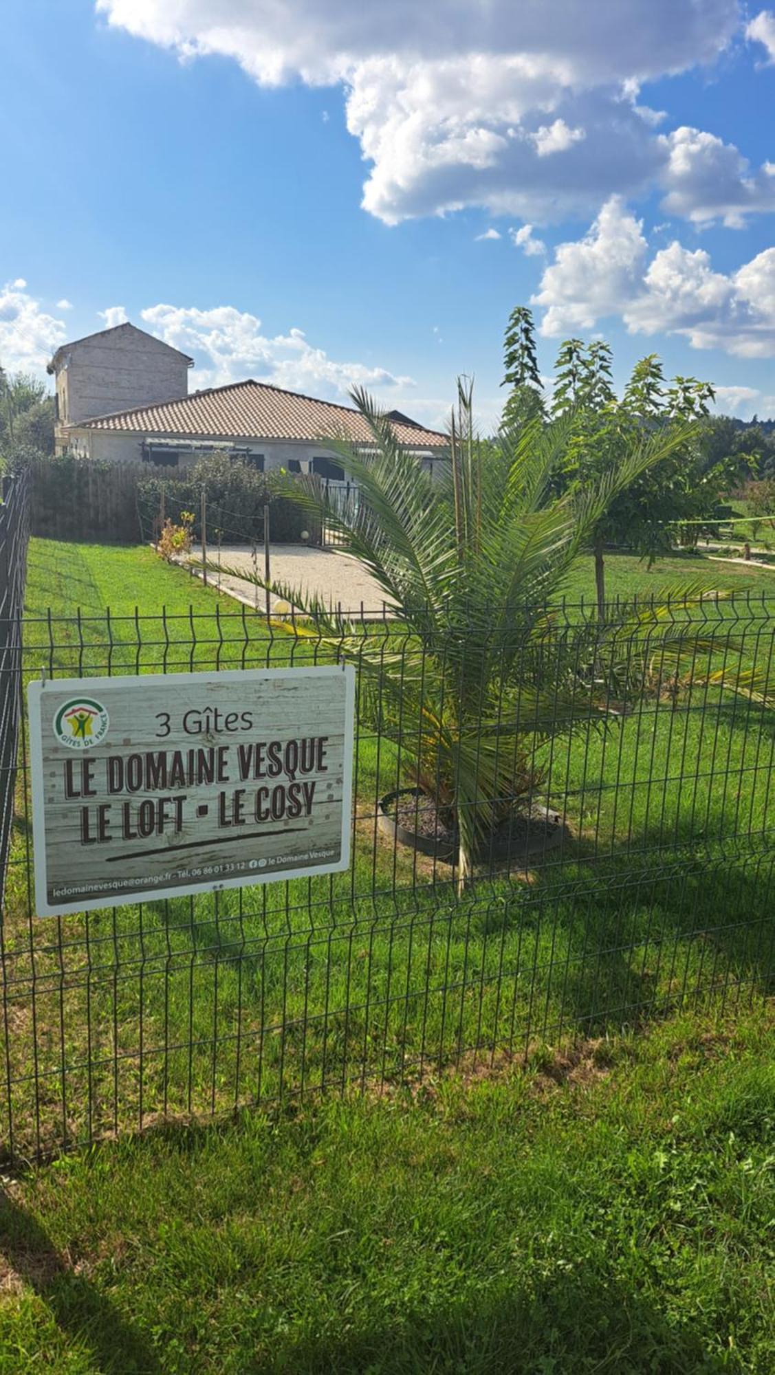 Vila Le Domaine Vesque Saint-Pierre-de-Clairac Exteriér fotografie