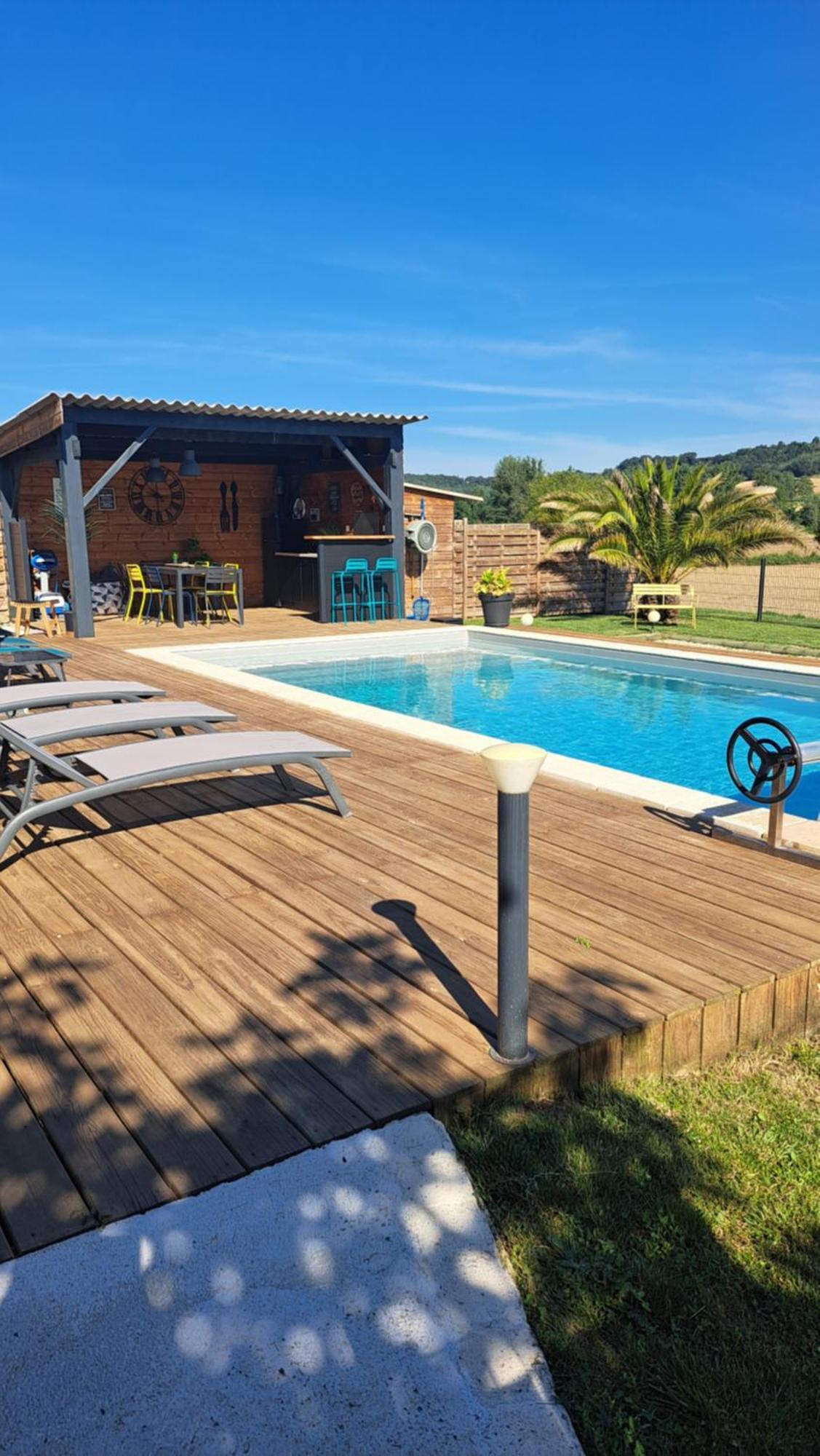 Vila Le Domaine Vesque Saint-Pierre-de-Clairac Exteriér fotografie