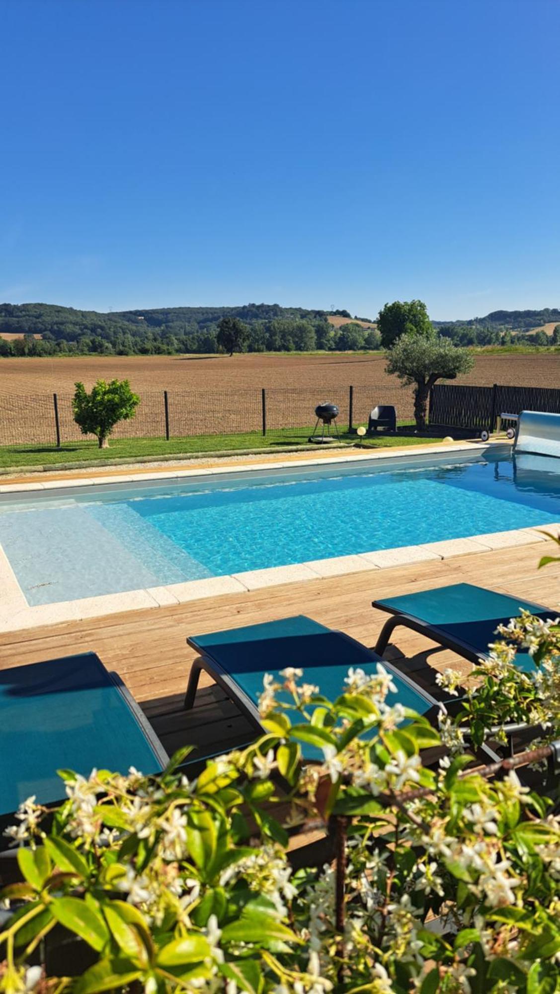 Vila Le Domaine Vesque Saint-Pierre-de-Clairac Exteriér fotografie